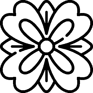 icono de flor